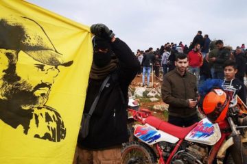 Pro-Hezbollah bikers. (Twitter)