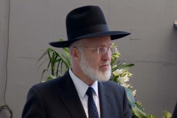 Argentina's Chief Rabbi Gabriel Davidovic. (Avi Ohayn/Flash 90)