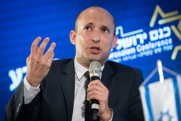 Israeli Education Minister Naftali Bennett. (Yonatan Sindel/Flash90)