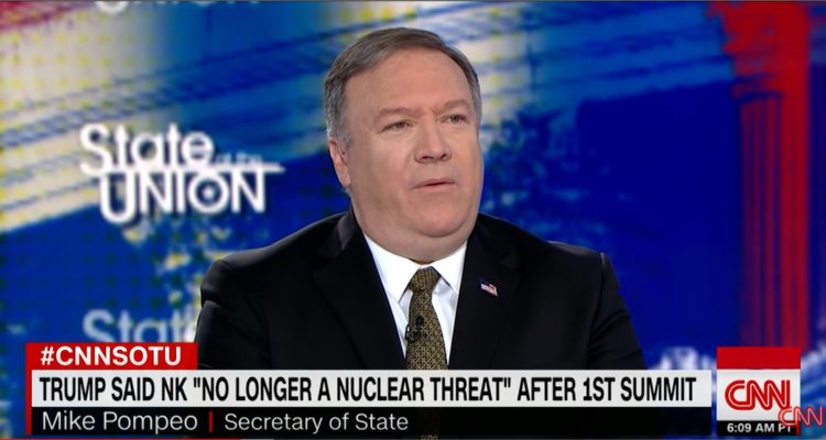 Pompeo dismisses CNN’s Tapper: ‘We’re not interfering in Israel’s democratic election’