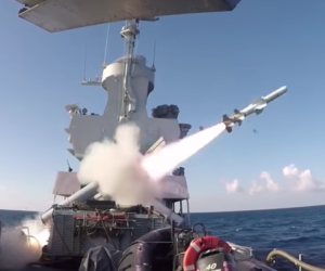 Israeli naval drill. (screenshot)