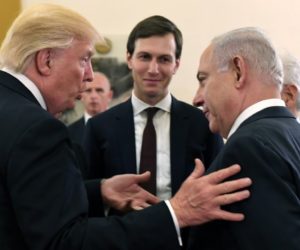 Trump KushnUS President Donald Trump, Jared Kushner and Benjamin Netanyahu. (Youtube/Screenshot)er Netanyahu