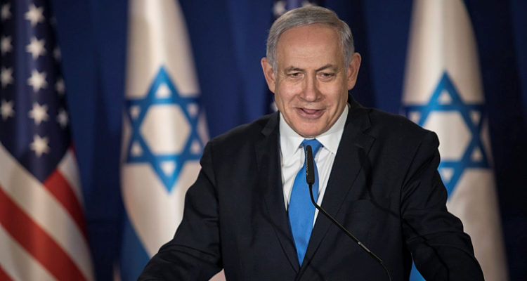Netanyahu praises Trump’s Golan decision as he heads to Washington