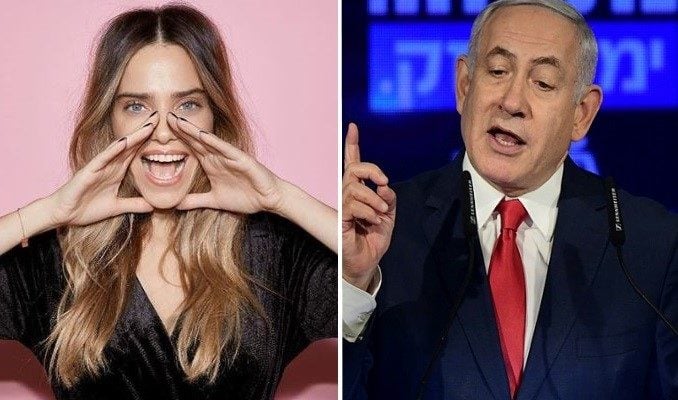 Netanyahu spars with actress over nature of Jewish state