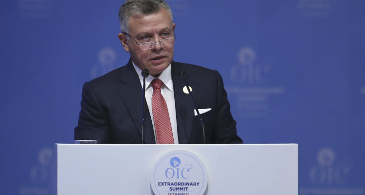 Jordan’s Abdullah cancels Romania trip over Jerusalem embassy pledge