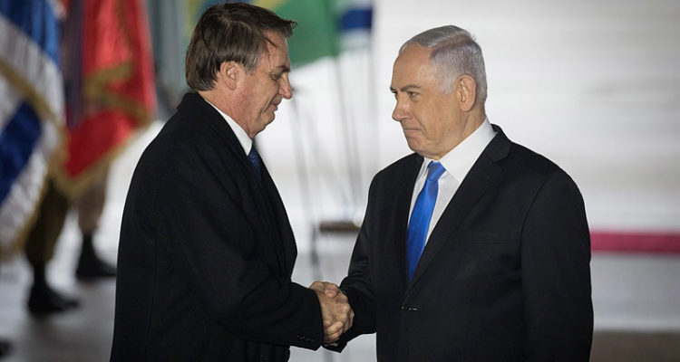 Brazil’s Bolsanaro arrives in Israel with large delegation, poised to sign bi-national agreements