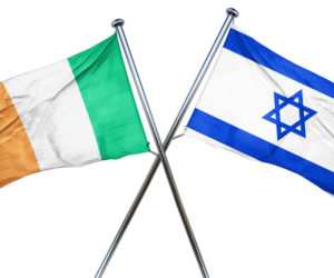 Ireland Israel flags