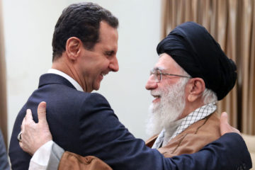 Ayatollah Ali Khamenei and Bashar Assad