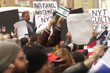Jewish organizations protest New York Times