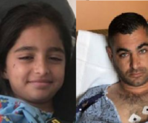 Synagogue shooting victims Noya Dahan (L) and her uncle Almog Peretz (R). (Twitter)