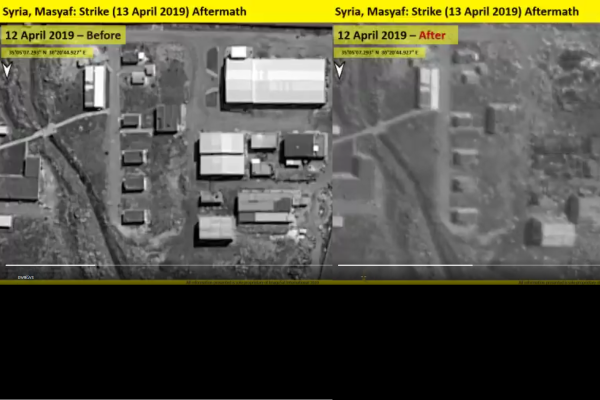 Satellite images show Syrian base destroyed by Israeli strike; Iranian fighters killed