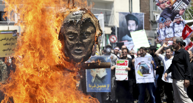 Iranians demand Israel’s destruction at annual ‘Quds Day’ riots