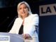 Far-right National Party leader Marine le Pen. (AP Photo/Thibault Camus)