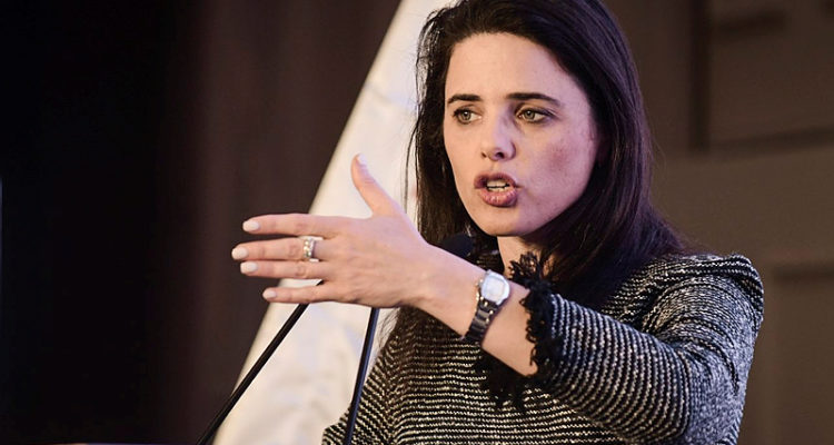 Shaked slams Netanyahu for accepting plan that calls for Palestinian state