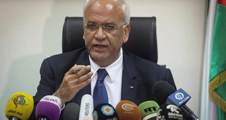 Erekat: Trump plan has become the ‘deal of the next century’