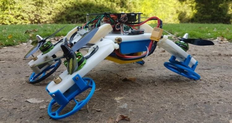 Israel invents first flying-driving-crawling robot