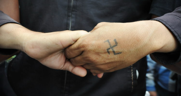 Nice Jewish boys save Swastika tattooed man from drowning
