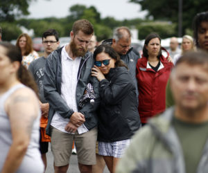 A vigil in response to a fatal shooting in Virginia Beach. (AP Photo/Patrick Semansky)
