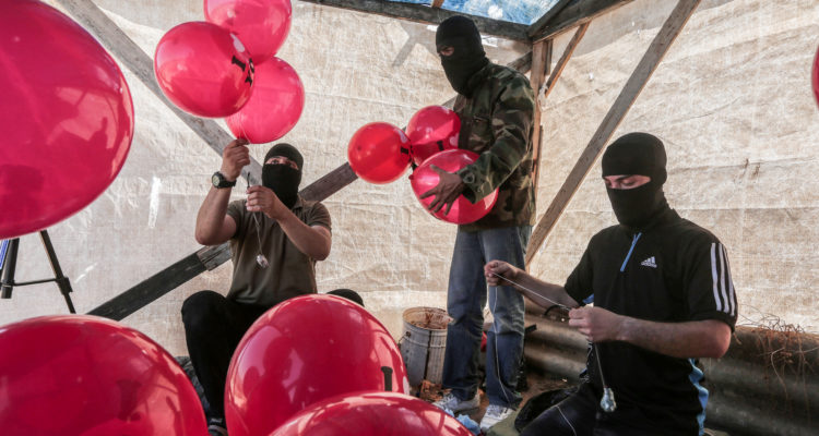 Hamas’ explosive balloons reaching farther afield