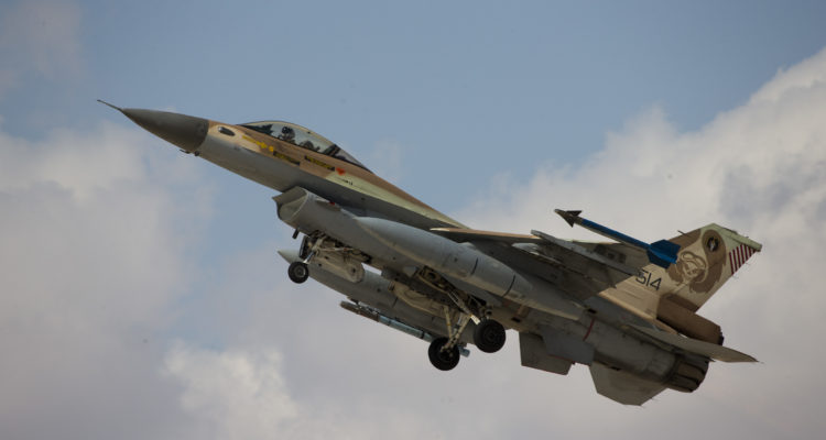 Israeli air force bombs Syrian position near Golan Heights