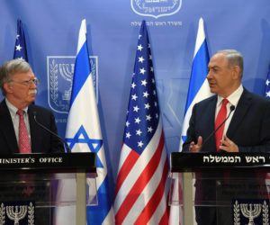 Benjamin Netanyahu and John Bolton