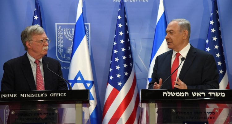 Netanyahu welcomes Bolton, accuses Trump’s Iran critics of living ‘on another planet’