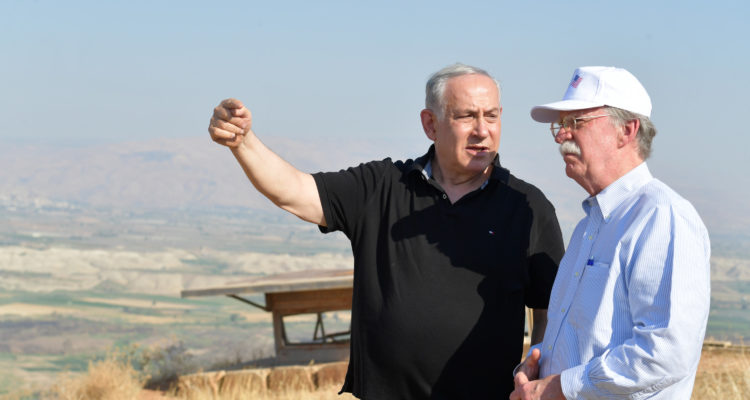 Bolton tours Jordan Valley, confirming its critical importance to Israel