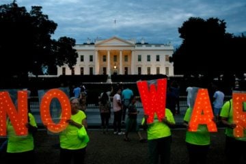 Protest White House Iran war