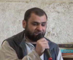 Palestinian Sheikh Abu Hanifa Awda. (screenshot)