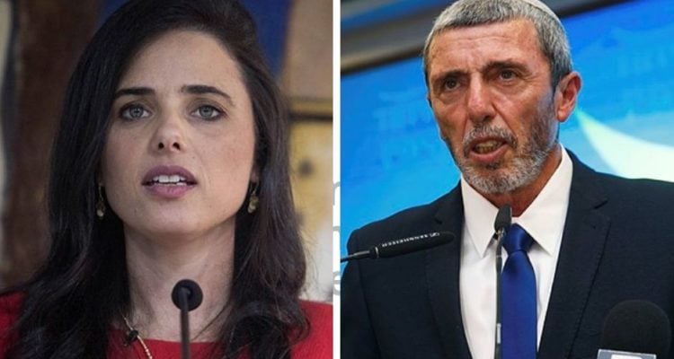 Peretz gives Shaked top spot on united right electoral list