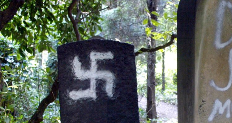Polish Jewish cemetery vandalized with anti-Semitic graffiti