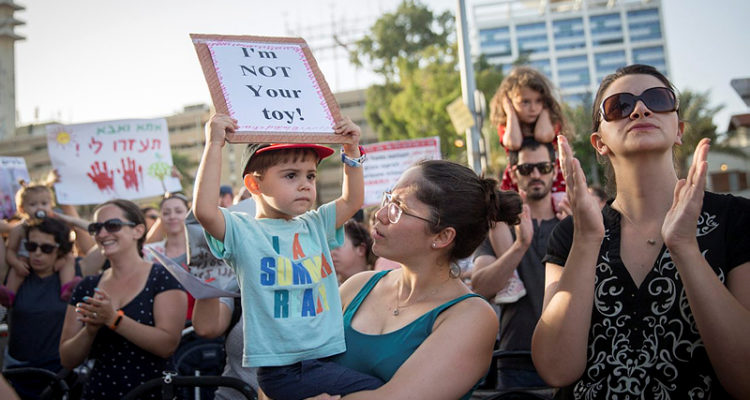 Israelis’ outrage over monstrous child care worker leads to nationwide protests