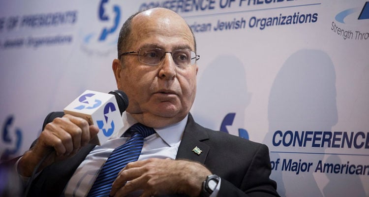 Former IDF Chief of Staff Ya’alon: Religious Zionist leaders spreading ‘darkness’