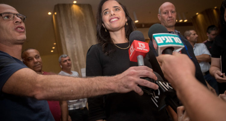 Right-wing parties unite, headed by Shaked