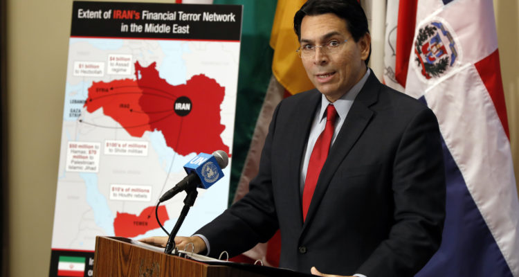 Amb. Danon to UN: Recognize Syria’s guilt for Iranian actions on its territory