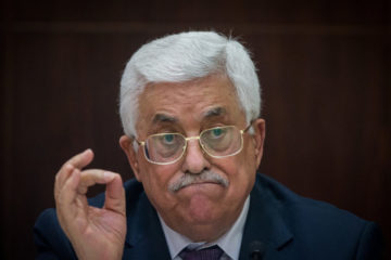 Palestinian President Mahmoud Abbas.