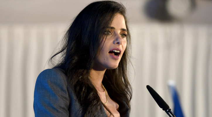 ‘Sign of moral bankruptcy’: Ayelet Shaked blasts Blue and White decision to team up with Arab parties