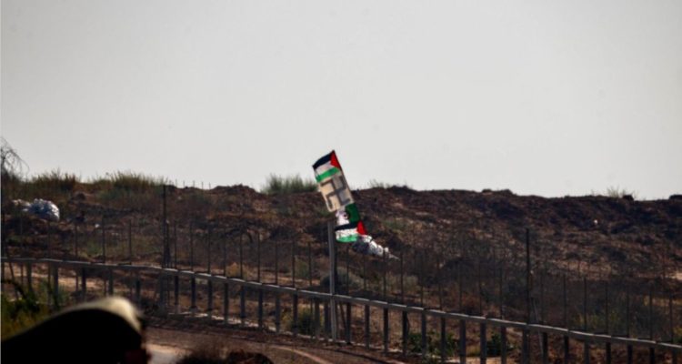 Nazi symbol flies over Hamas riot in Gaza Strip