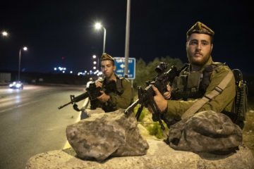 IDF soldiers on patrol in Samaria