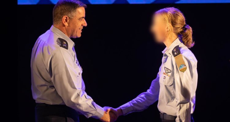 Israel inducts its first female flight squadron commander
