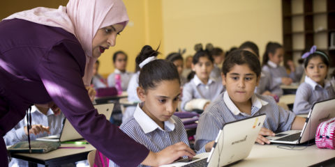 classroom ramallah laptops