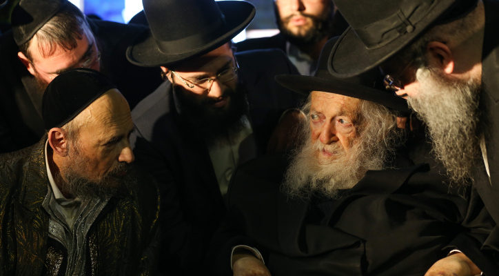 Rabbinical sage drafted for Tel Aviv rally as ultra-orthodox look to stop Liberman