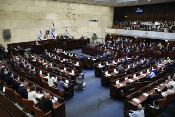 Knesset inauguration on April 30, 2019