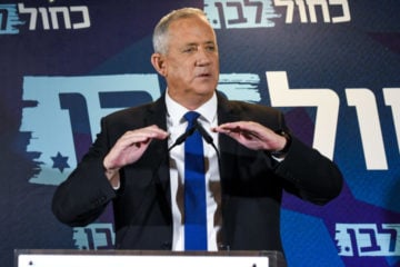 Blue and White leader Benny Gantz