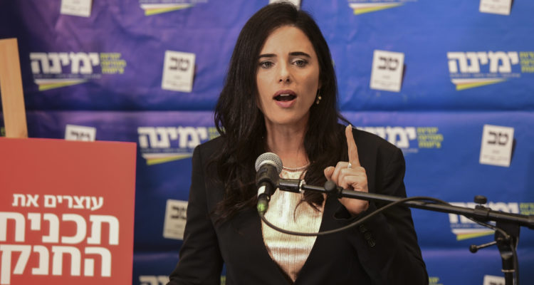 Ayelet Shaked accuses Netanyahu of bearing ‘personal enmity’ toward her