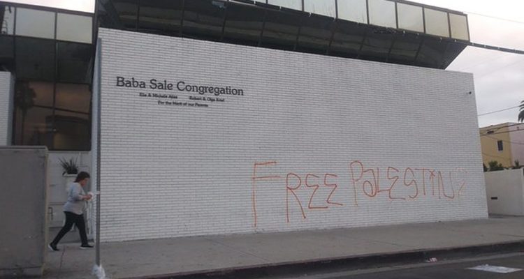 ‘Free Palestine’ scrawled on Los Angeles synagogue