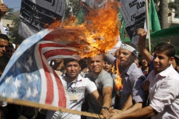 Palestinian Hamas supporters
