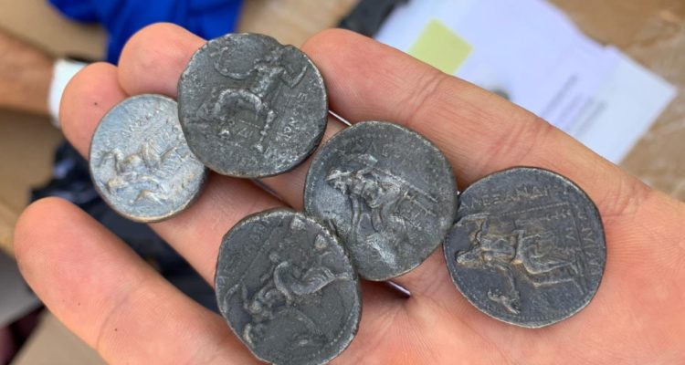 Alexander the Great coins seized from smugglers at Israel-Gaza checkpoint