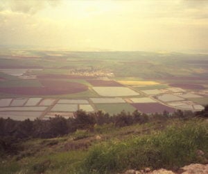 Panoramic view of Jordan Valley
