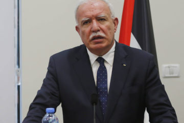 Palestinian Foreign Minister Riad Malki